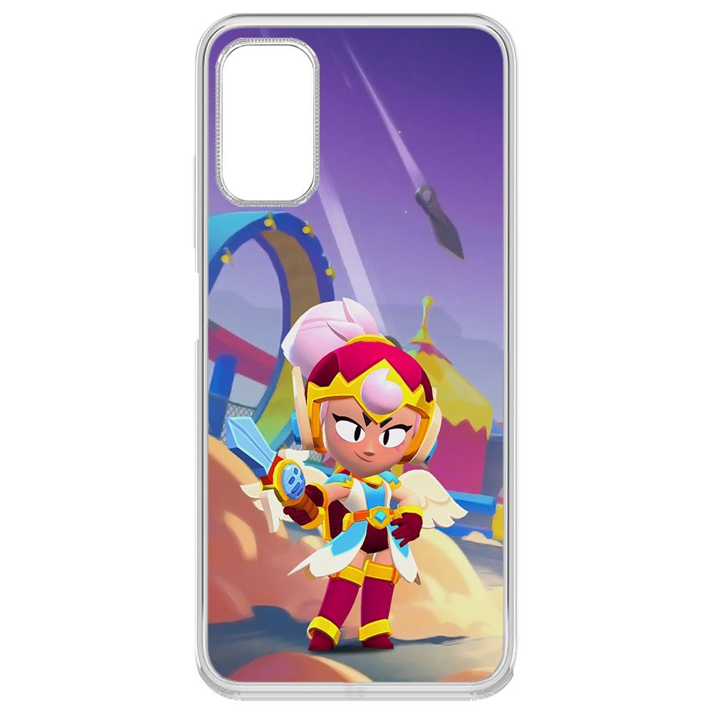 

Чехол-накладка Brawl Stars-Валькирия Джанет для Poco M3 Pro, Прозрачный