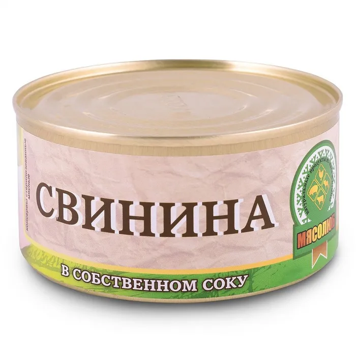 

Консервы Мясолюб свинина тушеная, 325 г