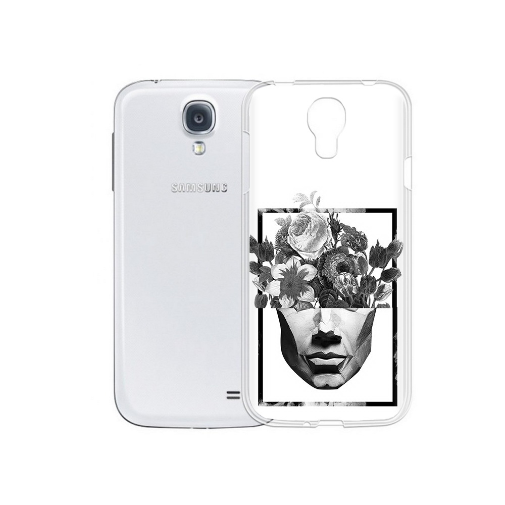 Чехол MyPads Tocco для Samsung Galaxy S4 черно белая ваза в абстракции (PT41285.571.678)