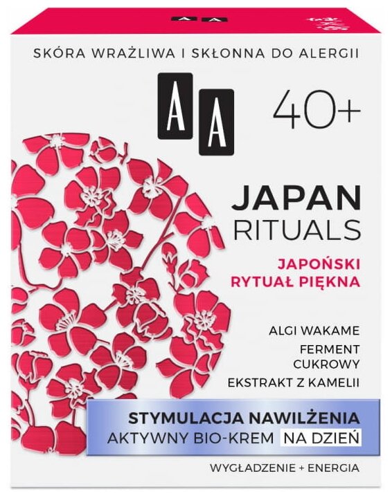 фото Активный био-крем aa japan rituals 40+ дневной стимулирование увлажнения 50 мл