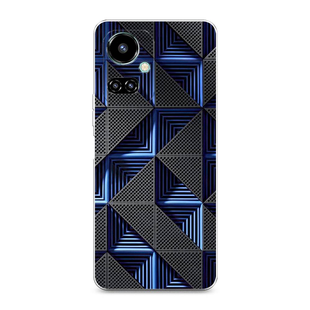 

Чехол на Tecno Camon 19 "IBM", Серый;синий, 302250-3