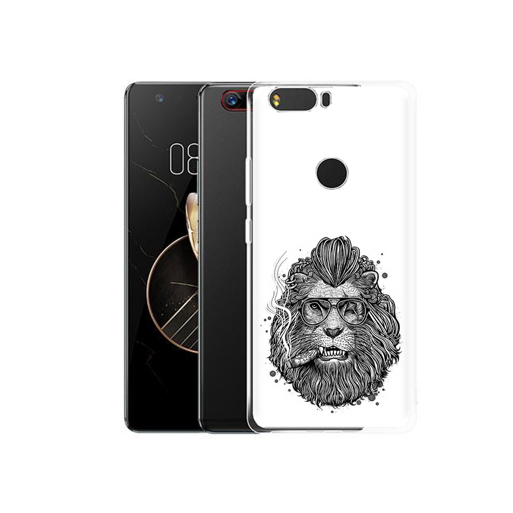 

Чехол MyPads Tocco для ZTE Nubia Z17 курящий лев (PT75244.452.432), Прозрачный, Tocco