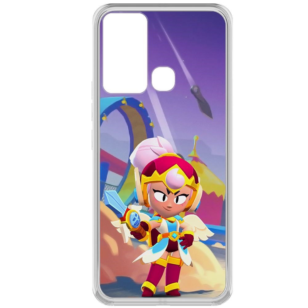

Чехол-накладка Brawl Stars-Валькирия Джанет для Infinix Hot 12i, Прозрачный