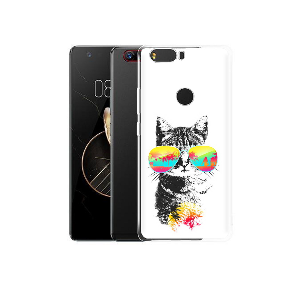 

Чехол MyPads Tocco для ZTE Nubia Z17 крутой кот (PT75244.452.425), Прозрачный, Tocco