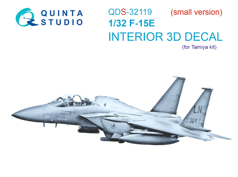 

QDS-32119 3D Декаль интерьера кабины F-15E Tamiya малая версия, Цветной