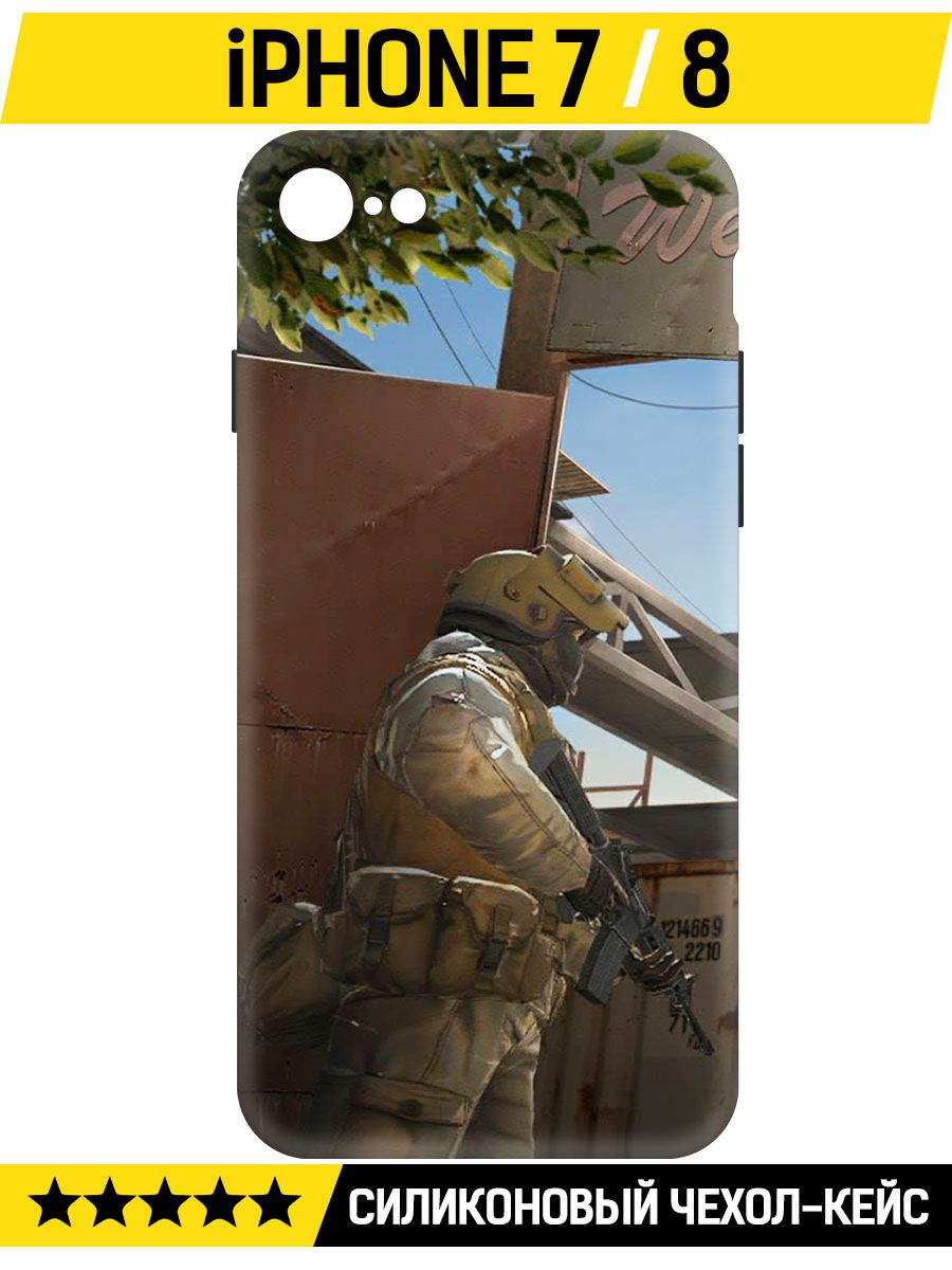 

Чехол-накладка Софт Cтандофф 2 (Standoff 2) - Rust для iPhone 7/8, Черный