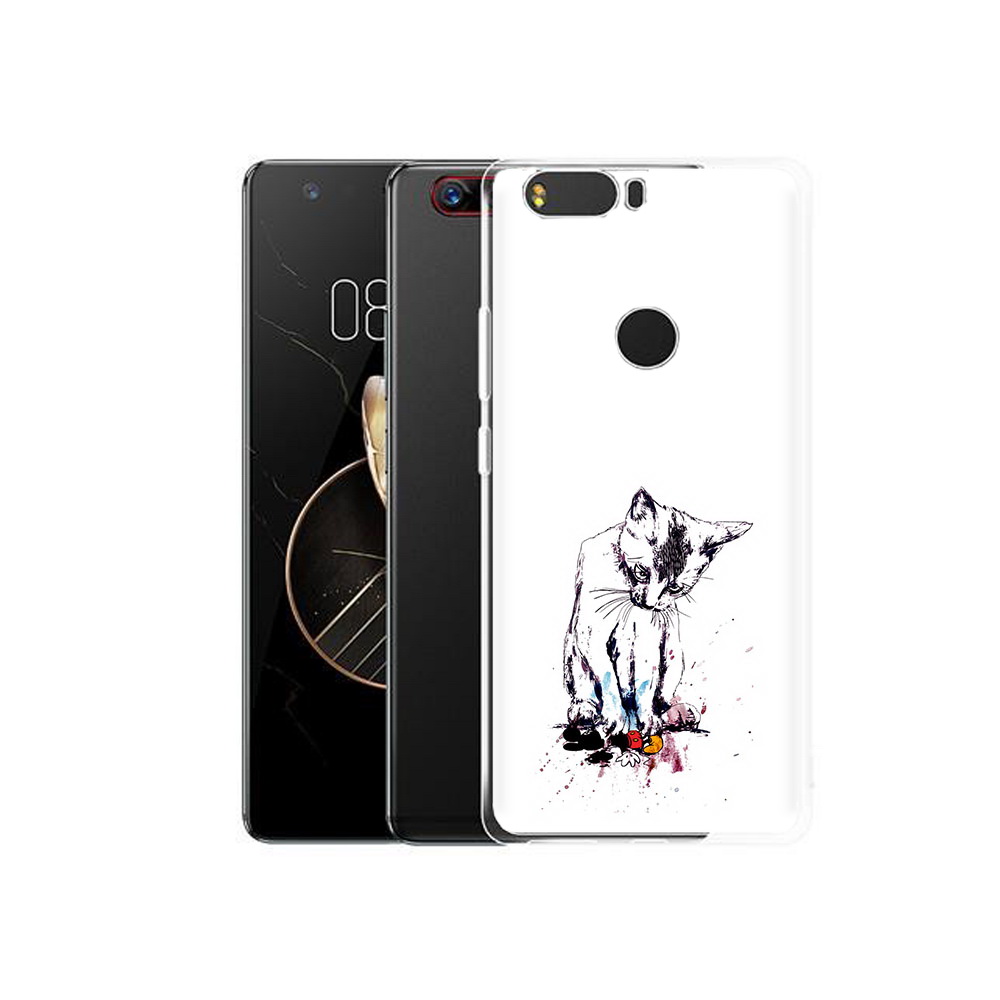 

Чехол MyPads Tocco для ZTE Nubia Z17 кот и микки (PT75244.452.399), Прозрачный, Tocco