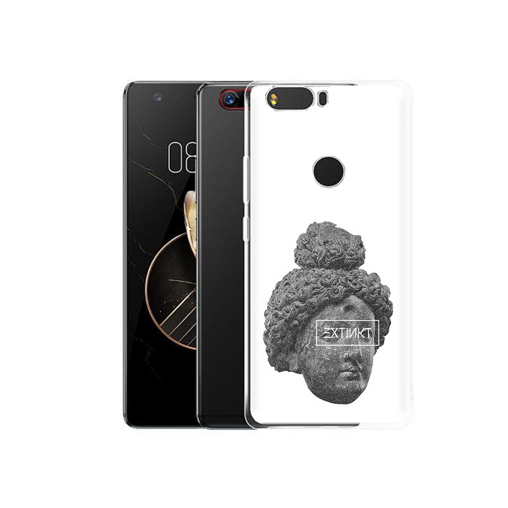 

Чехол MyPads Tocco для ZTE Nubia Z17 каменное лицо девушки (PT75244.452.383), Прозрачный, Tocco