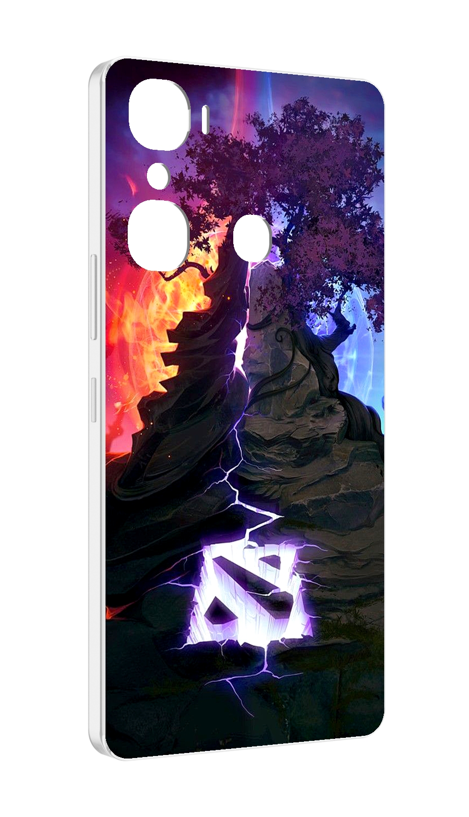 

Чехол MyPads dota 2 логотип для Infinix Hot 12 Pro, Прозрачный, Tocco