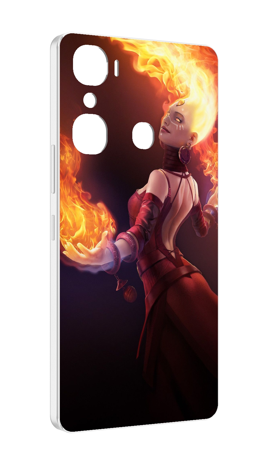 

Чехол MyPads dota 2 Lina для Infinix Hot 12 Pro, Прозрачный, Tocco