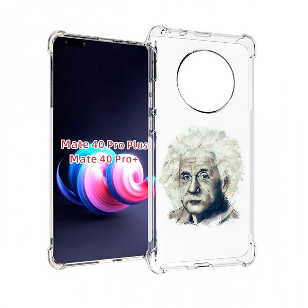 

Чехол MyPads голубой лео для Huawei Mate 40 Pro+ Plus, Прозрачный, Tocco