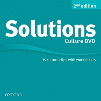 фото Книга solutions second edition pre-intermediate-intermediate culture dvd oxford university press