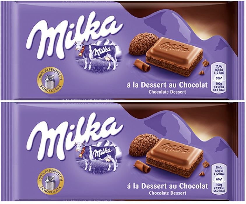 Шоколад Milka Chocolate Dessert, 100 г х 2шт