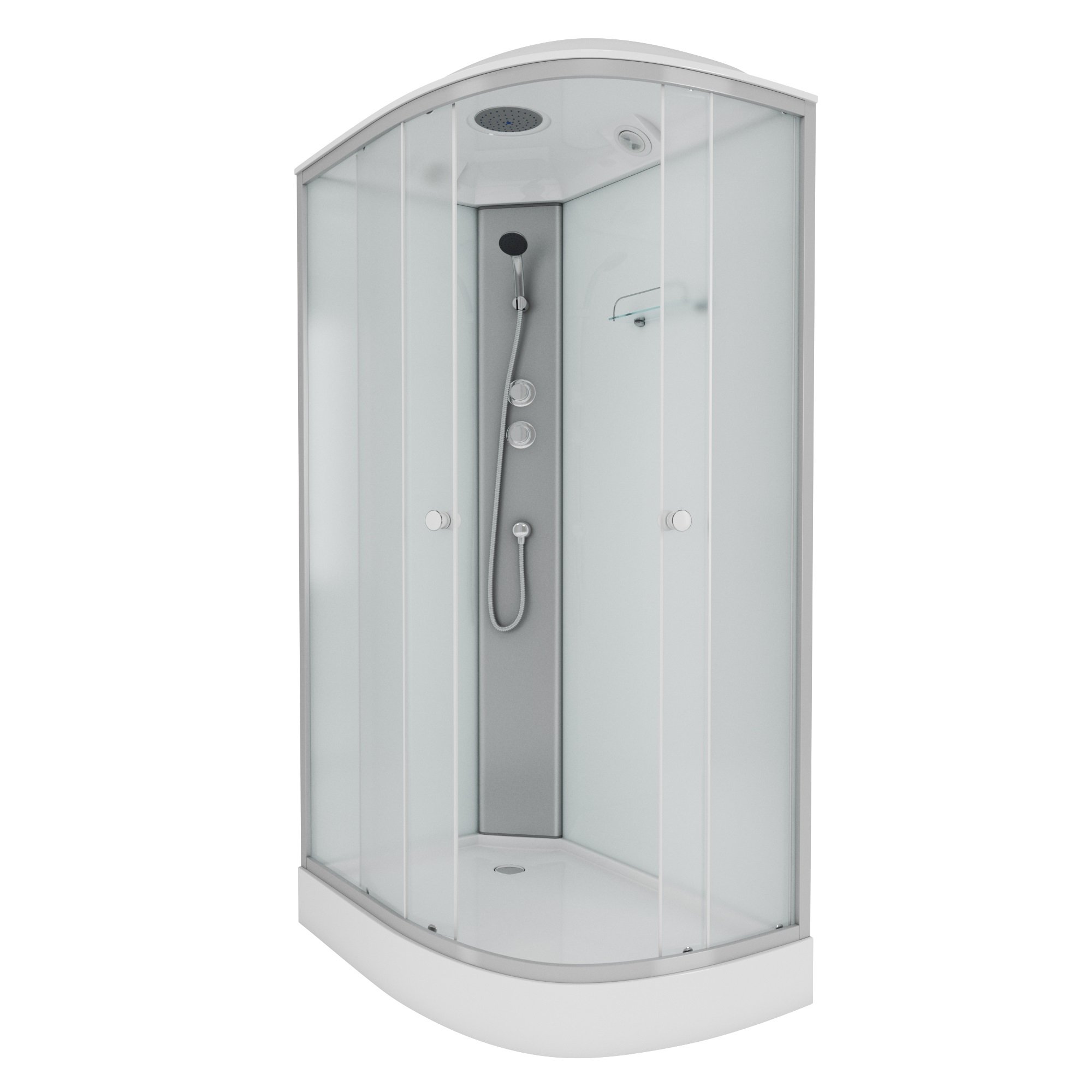 

Душевая кабина Niagara Eco NG-4312-14L 120х80х215 низкий поддон, стекло матовое