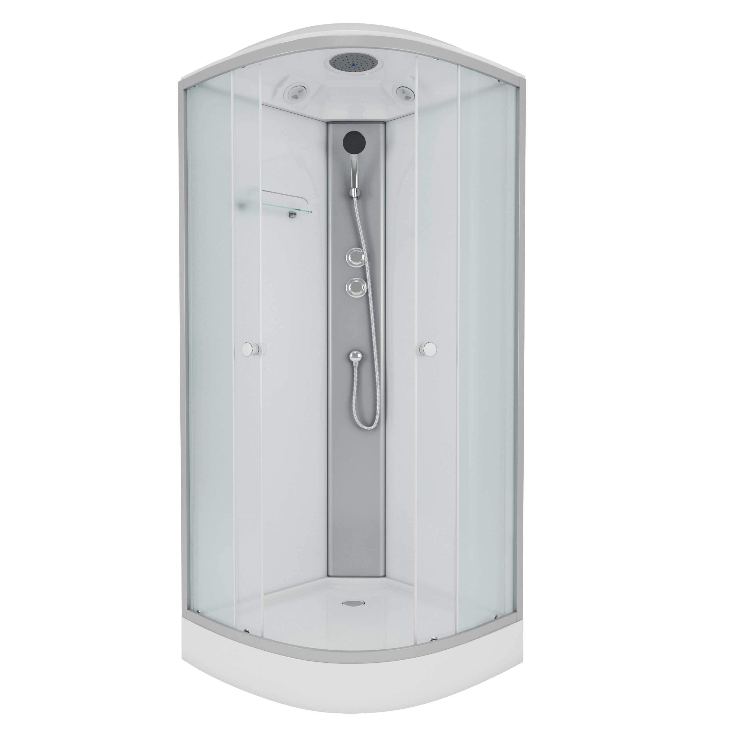 

Душевая кабина Niagara Eco NG-4303-14 80х80х215 низкий поддон, стекло матовое