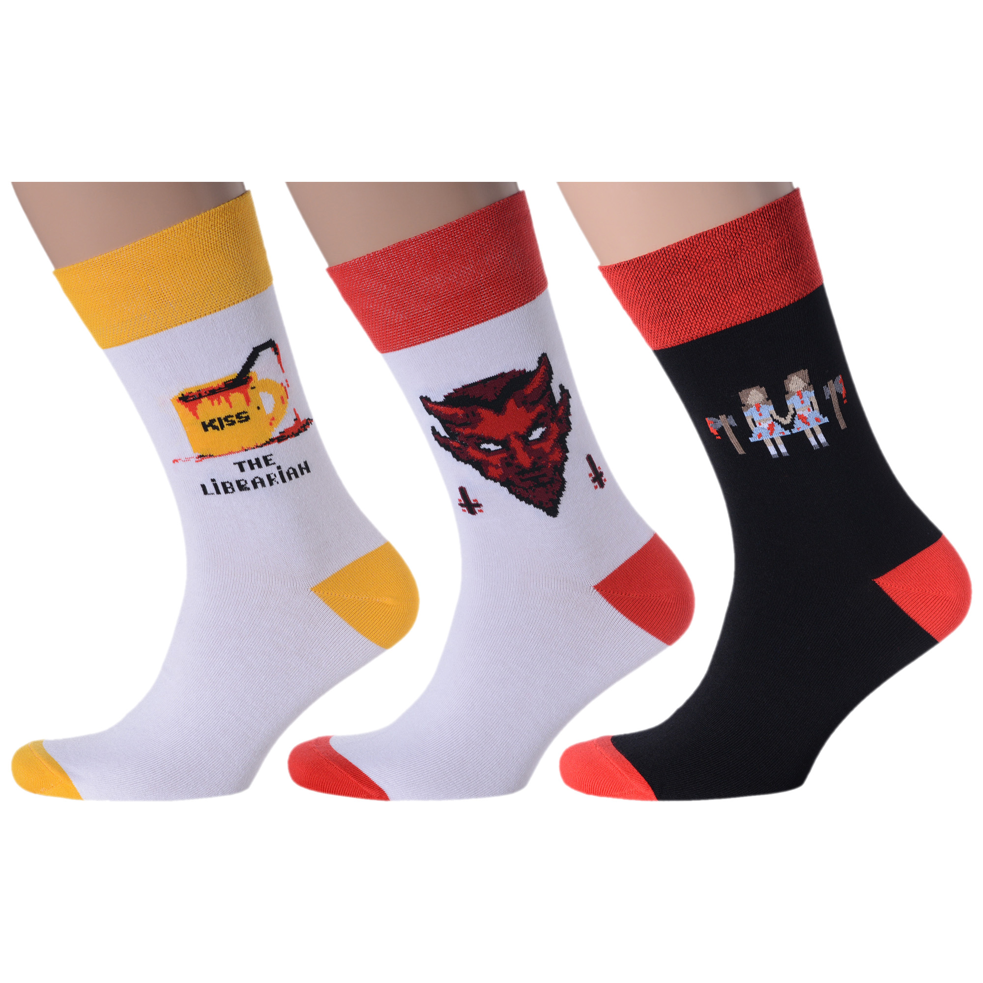 

Комплект носков мужских MoscowSocksClub msk3-М18 разноцветных 27, msk3-М18