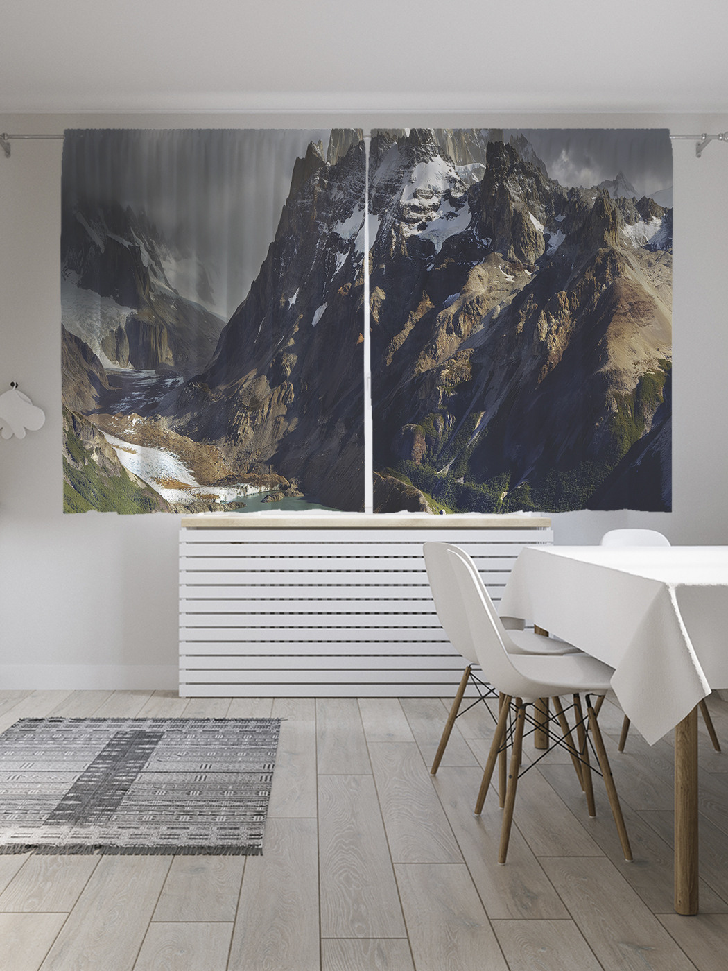 

Шторы JoyArty с фотопечатью "Озеро в Патагонии" из сатена, 290х180 см, Озеро в Патагонии