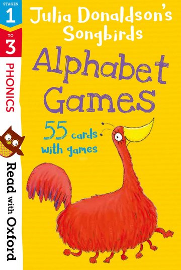 

Read with Oxford Stages 1-3 Julia Donaldson's Songbirds Alphabet Games Flashcards