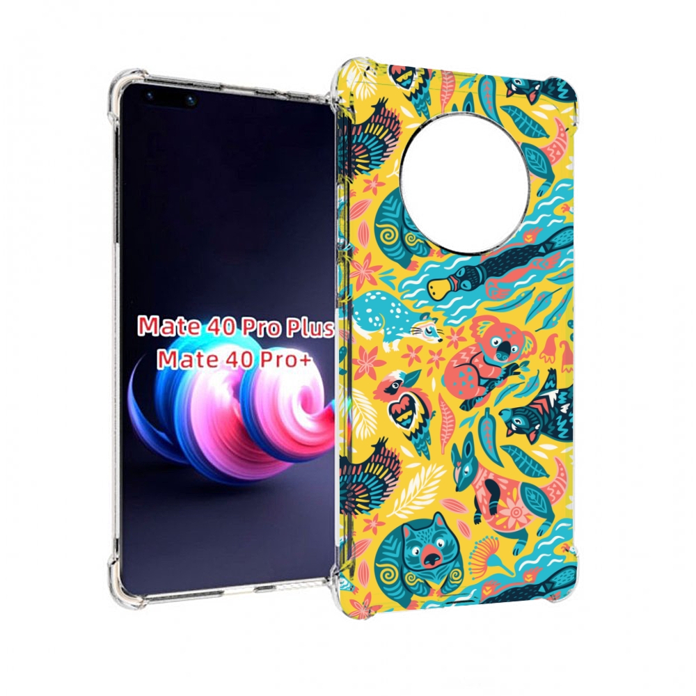 

Чехол MyPads seamless-pattern для Huawei Mate 40 Pro+ Plus, Прозрачный, Tocco