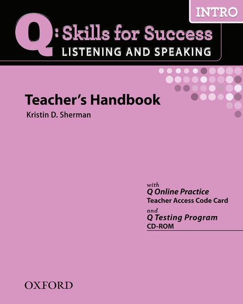 Книга Q: Skills for Success Listening and Speaking Intro Teacher's Book with Testing Pr...