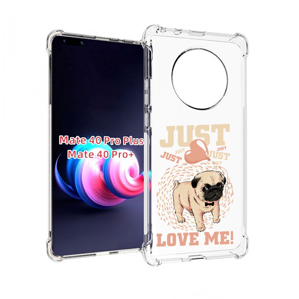 

Чехол MyPads Люби меня для Huawei Mate 40 Pro+ Plus, Прозрачный, Tocco