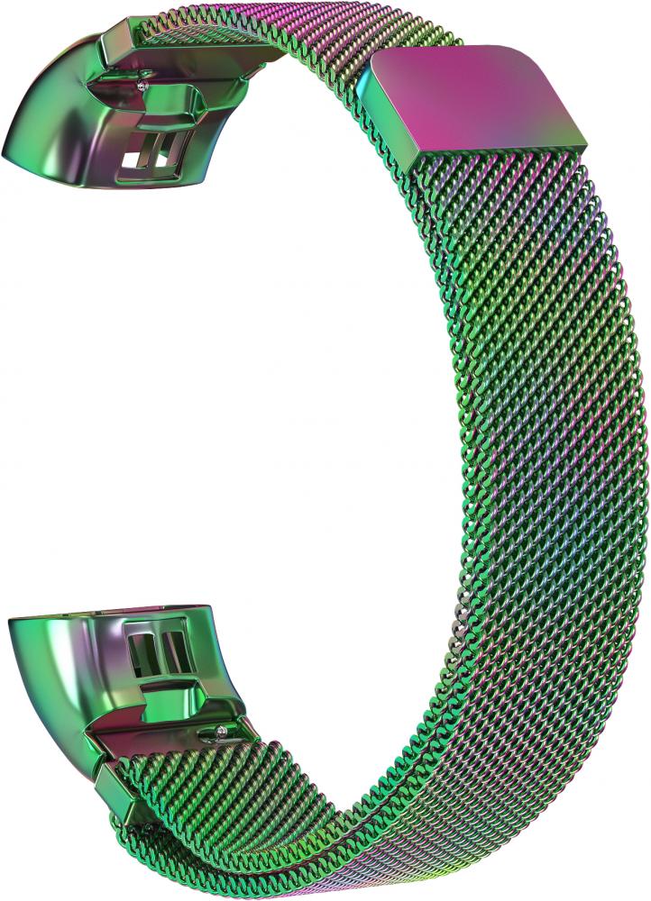 

Ремешок металлический GSMIN Milanese Loop для фитнес браслета Huawei Band 4 Pro (Градиент), Milanese Loop для фитнес браслета Huawei Band 4