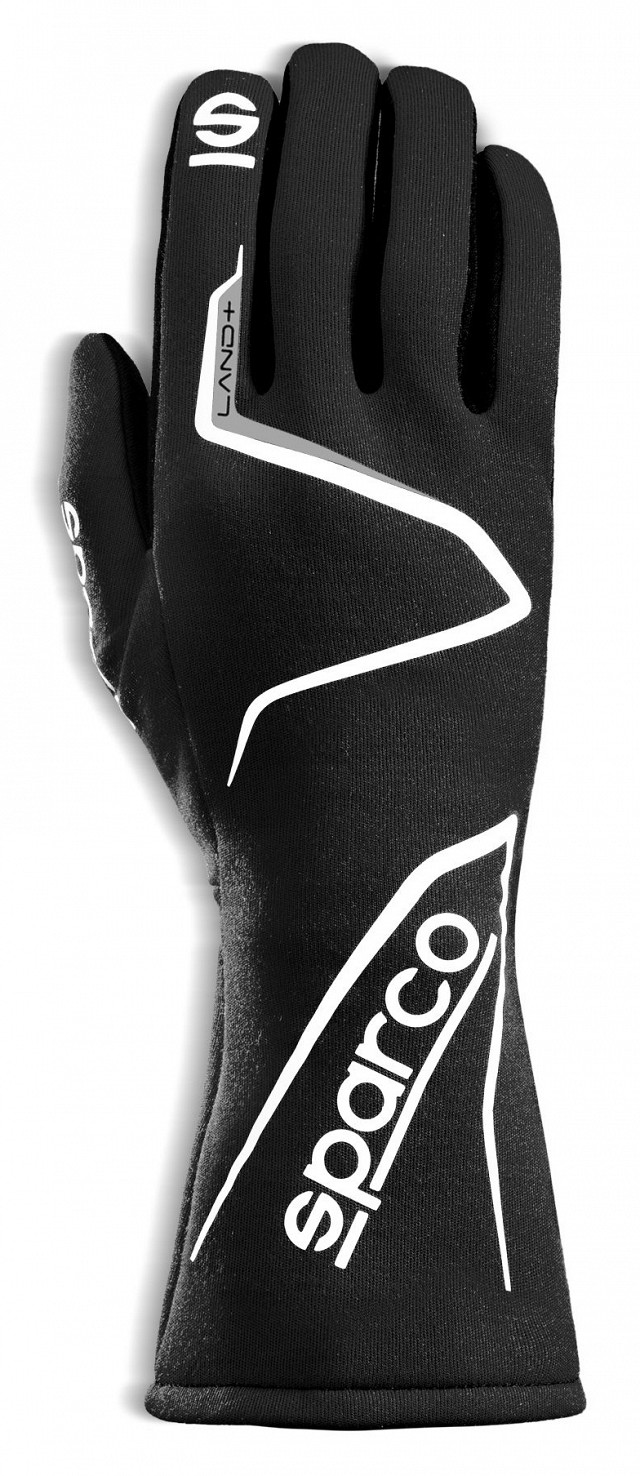 

Sparco 00136213NR Перчатки для автоспорта LAND +, FIA, чёрные, р-р 13