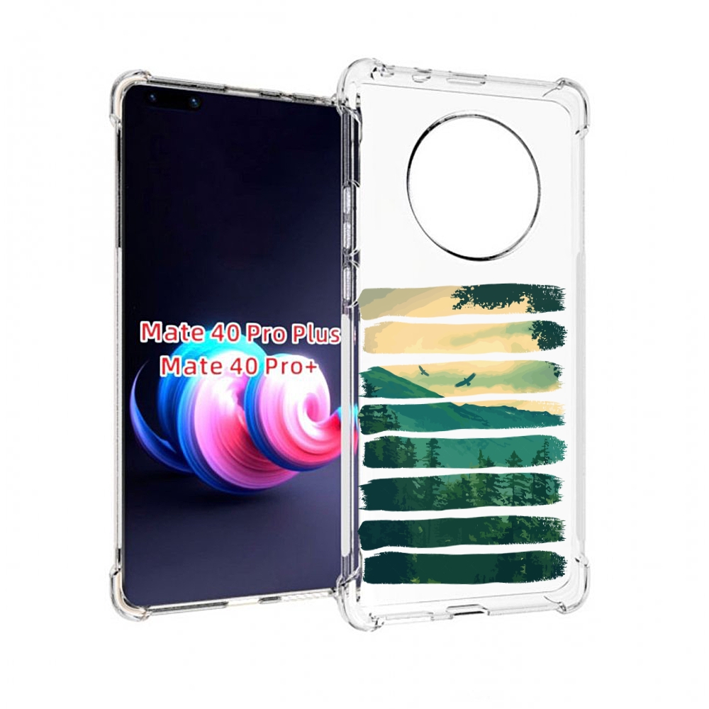 

Чехол MyPads Лесная чаща для Huawei Mate 40 Pro+ Plus, Прозрачный, Tocco