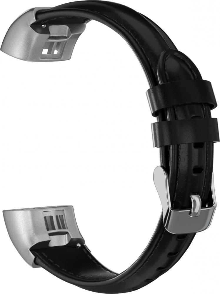 

Ремешок кожаный GSMIN Leather Collection для фитнес браслета Huawei Band 3 Pro (Черный), Leather Collection для фитнес браслета Huawei Band 3