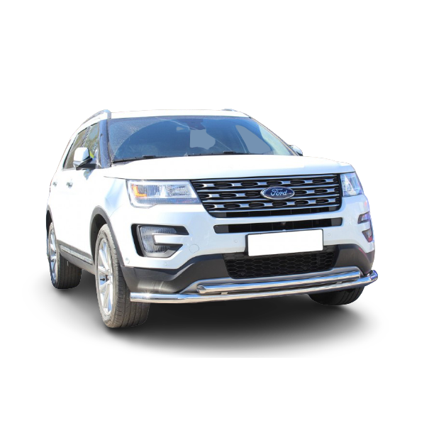 фото Защита переднего бампера d57+d57 двойная ford explorer 2015- arbori