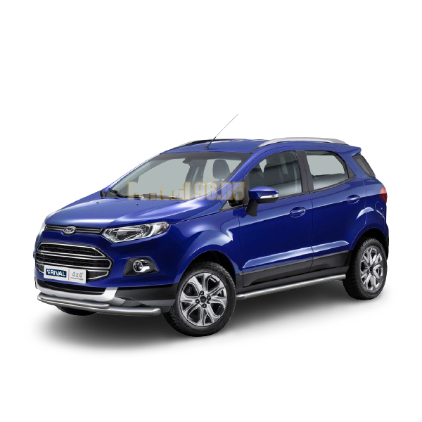 фото Защита переднего бампера d57+d42 двойная ford ecosport 2017- arbori