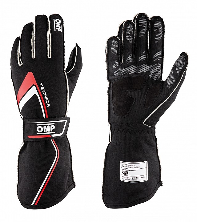 

OMP Racing IB/772/NR/XS Перчатки для автоспорта TECNICA MY2021, FIA 8856-2018, р- XS