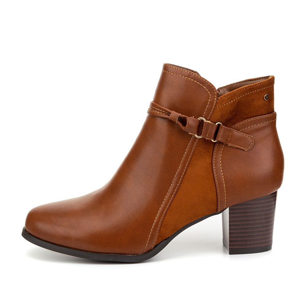 

Ботильоны женские INSTREET 203-22WB-047SR коричневые 38 RU, Коричневый, 203-22WB-047SR