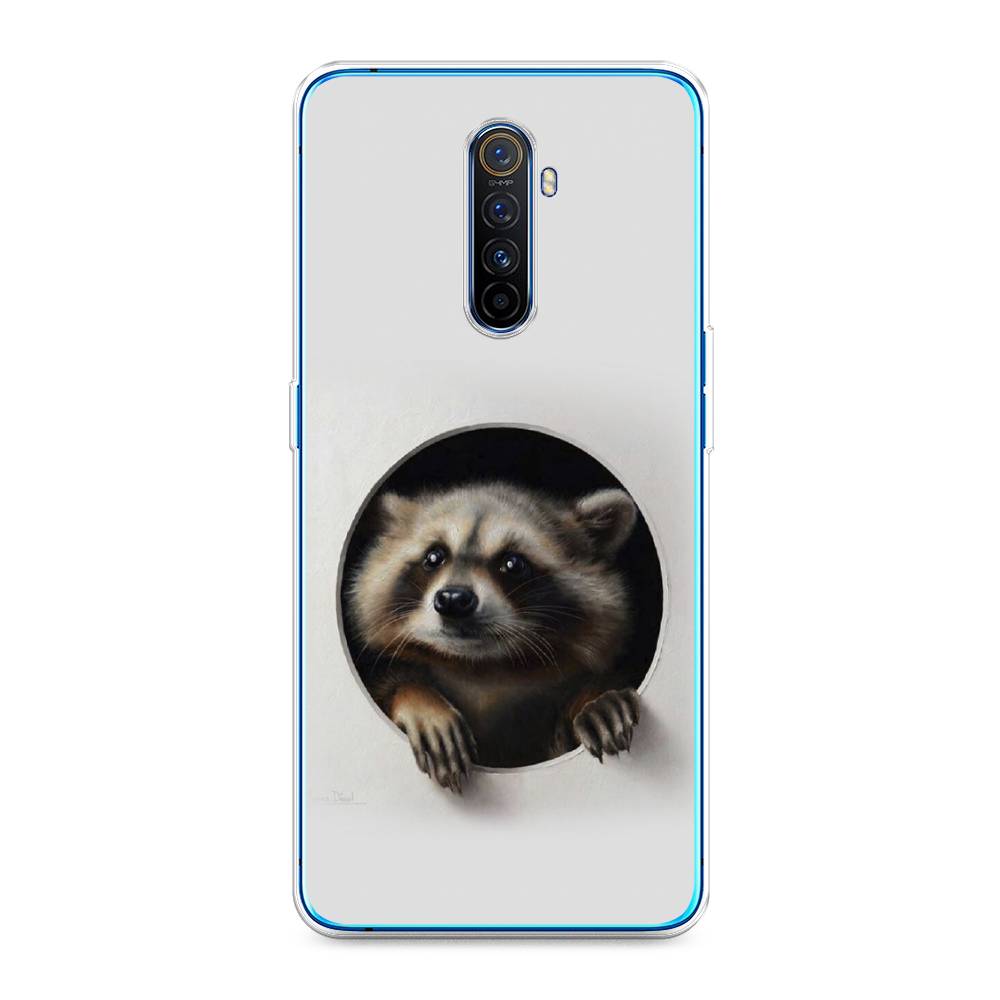

Чехол Awog на Realme X2 Pro "Любопытный енот", Разноцветный, 251750-1