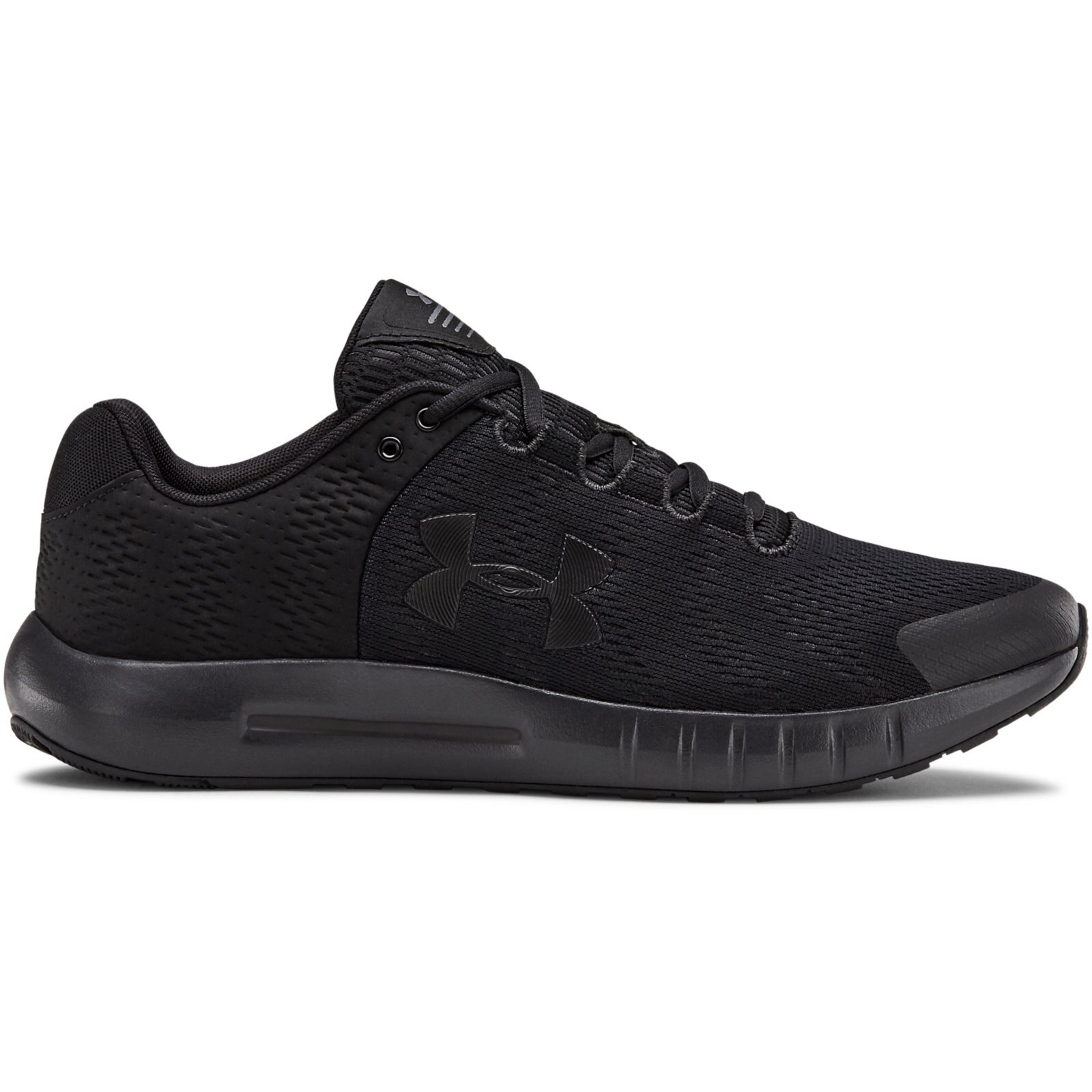фото Кроссовки мужские under armour micro g pursuit bp черные 7.5 us