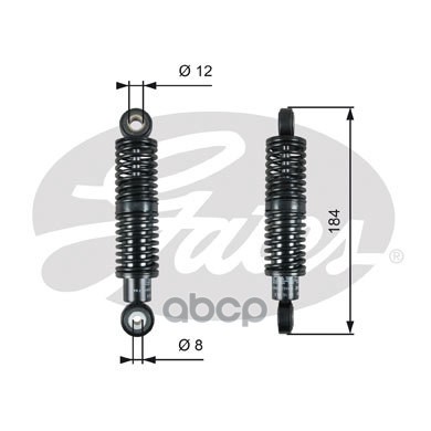 

(7808-21665) Амортизатор Ролика Gates арт. T39265