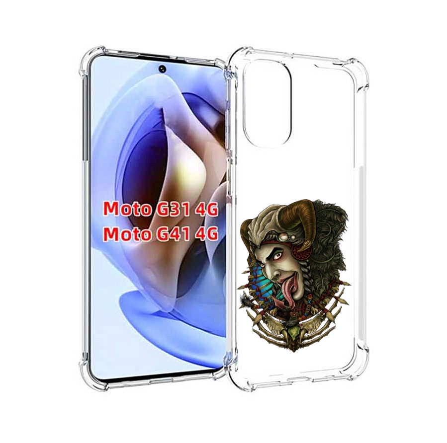 

Чехол MyPads длинный язык для Motorola Moto G31 4G / G41 4G, Прозрачный, Tocco