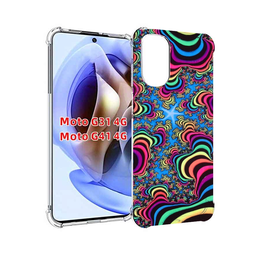 

Чехол MyPads щупальца иллюзия для Motorola Moto G31 4G / G41 4G, Прозрачный, Tocco