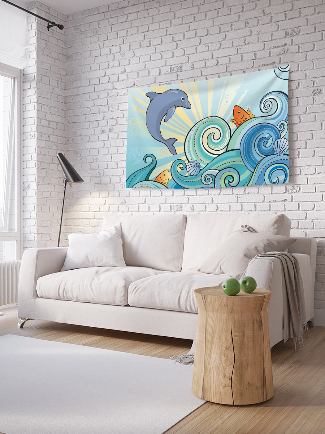 

Тапестри декоративное панно с фотопечатью tpg_20430_100x150 JoyArty