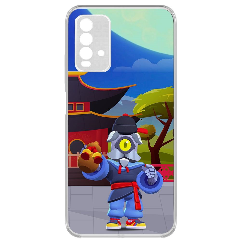 

Чехол-накладка Brawl Stars-Великий Мастер Барли для Xiaomi Redmi 9T, Прозрачный