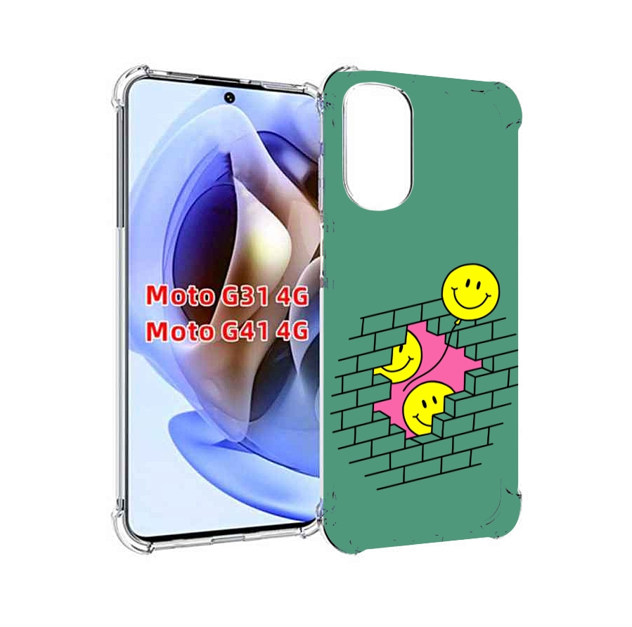 

Чехол MyPads шарики в стене для Motorola Moto G31 4G / G41 4G, Прозрачный, Tocco