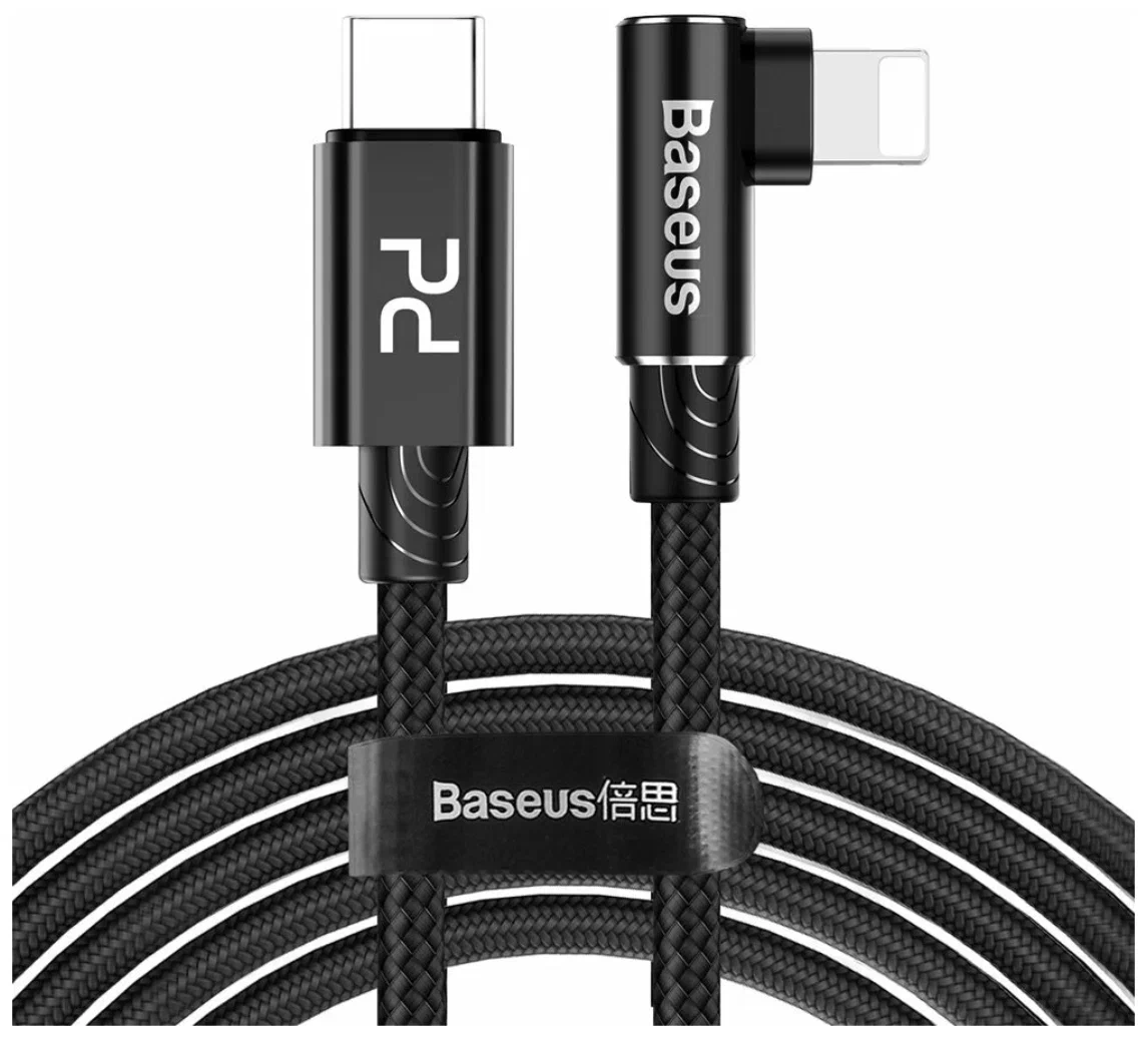 

Кабель Baseus MVP Elbow CALMVP-B01 USB - Micro USB 3.5А, 2 м, черный