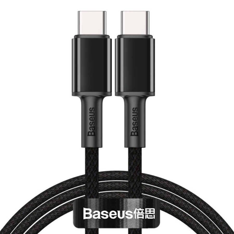 

Кабель Baseus CATGD-01 USB Type-C - USB Type-C 100W 5А, 1 м, черный