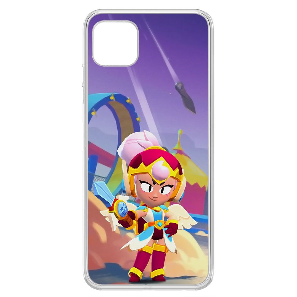

Чехол-накладка Brawl Stars-Валькирия Джанет для Samsung Galaxy A22s (A226), Прозрачный