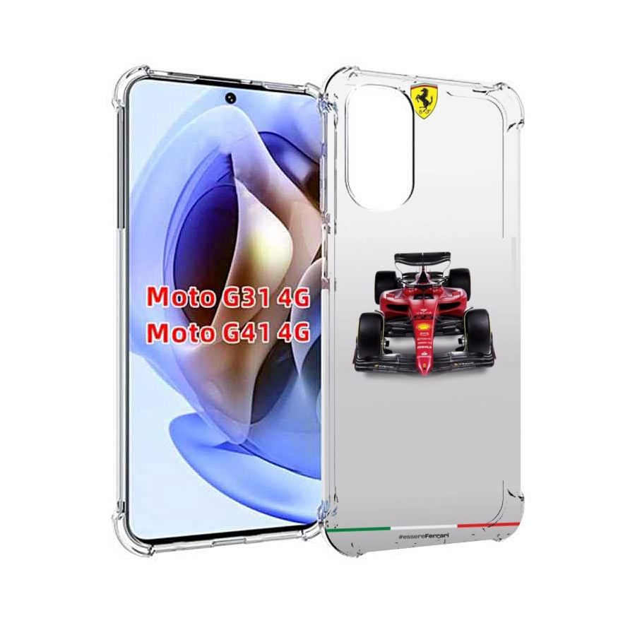 

Чехол MyPads формула 1 феррари для Motorola Moto G31 4G / G41 4G, Прозрачный, Tocco