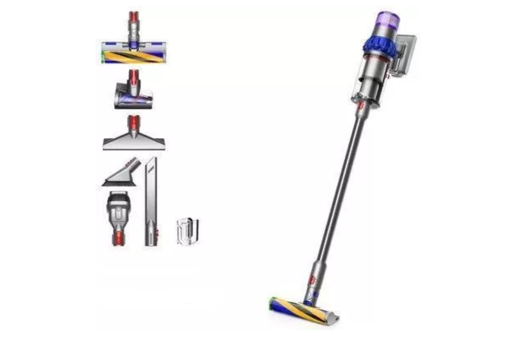 Пылесос Dyson V15 Detect Fluffy EU серебристый