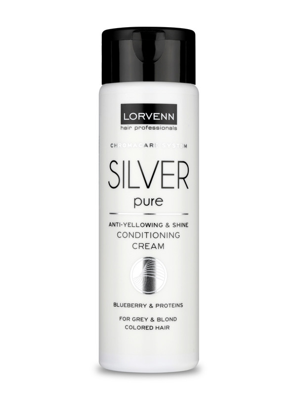 фото Крем-кондиционер lorvenn hair professionals silver pure нейтрализатор желтизны 300 мл