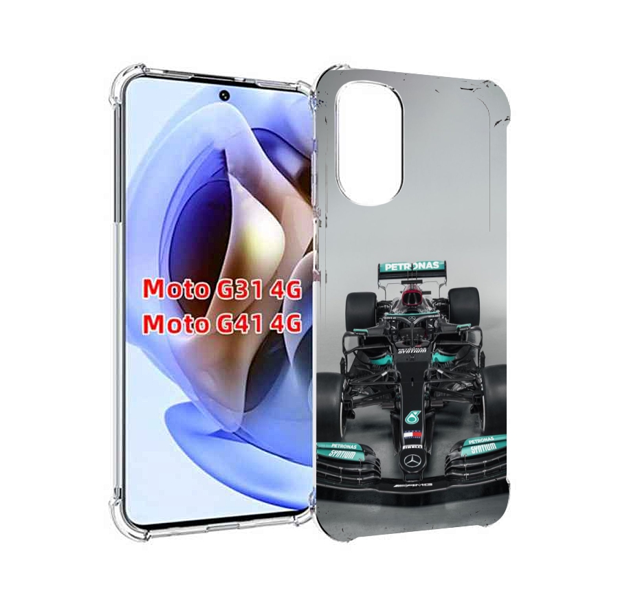 

Чехол MyPads формула 1 мерседес для Motorola Moto G31 4G / G41 4G, Прозрачный, Tocco