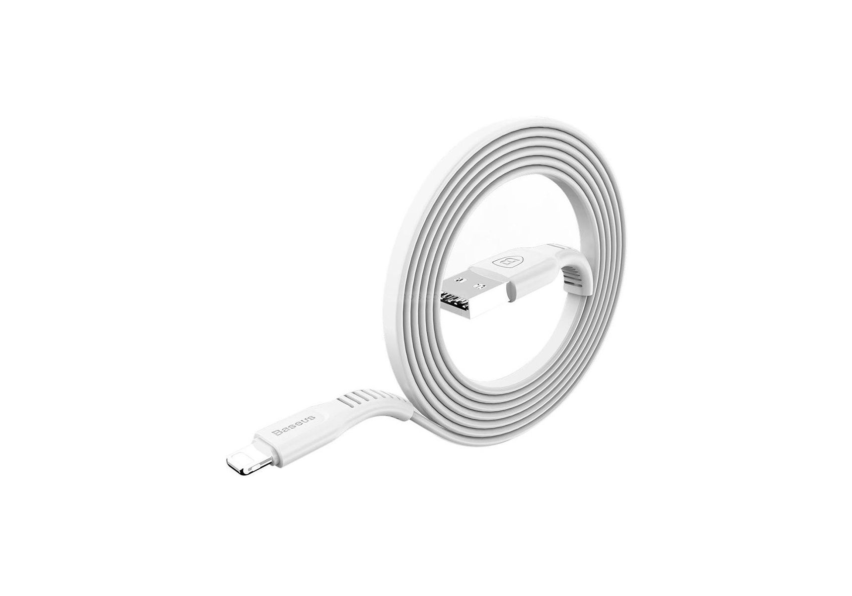 

Кабель Baseus CALZY-B02 USB - Lightning для IPhone 2А, 1 м, белый