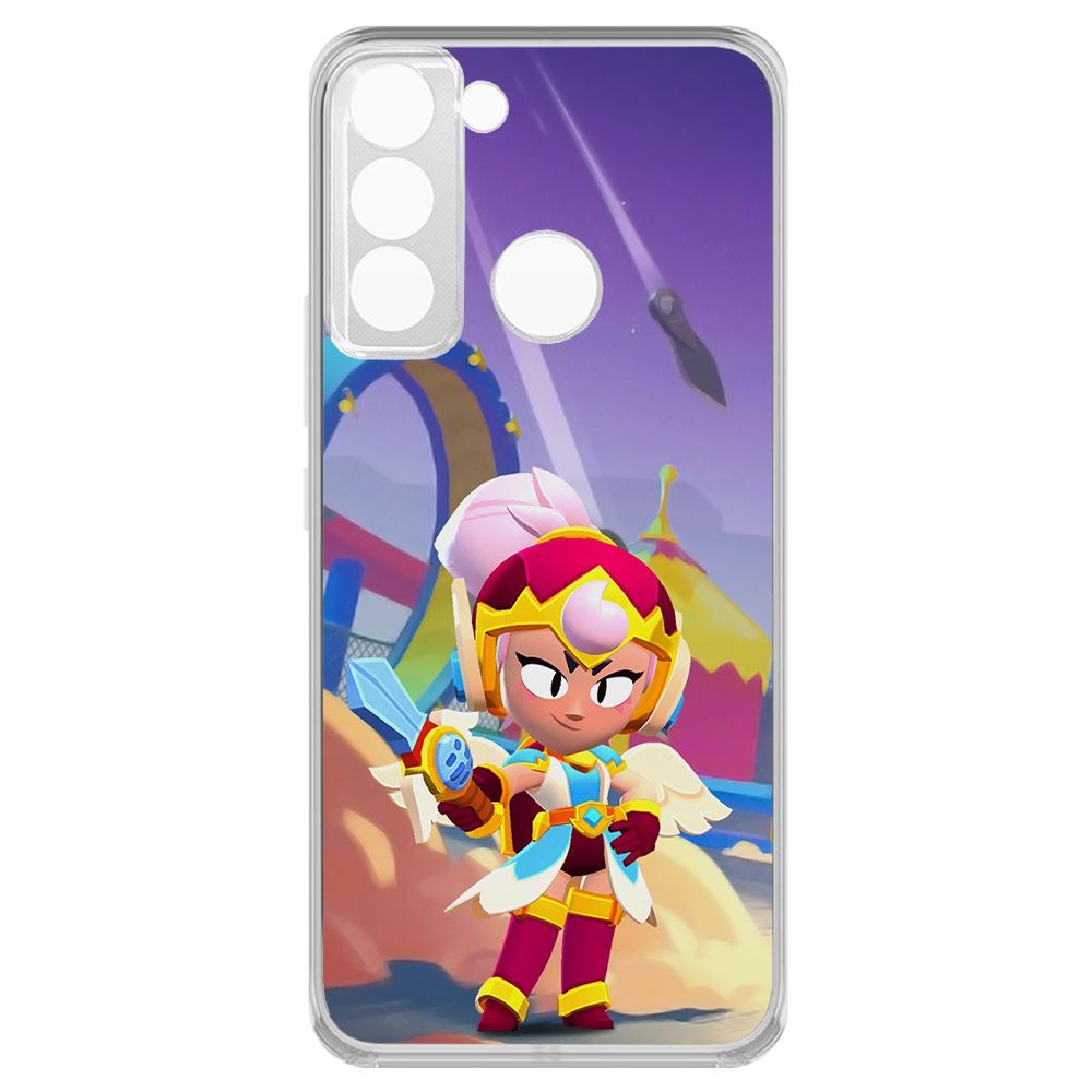 

Чехол-накладка Brawl Stars-Валькирия Джанет для Tecno Pop 5 LTE, Прозрачный